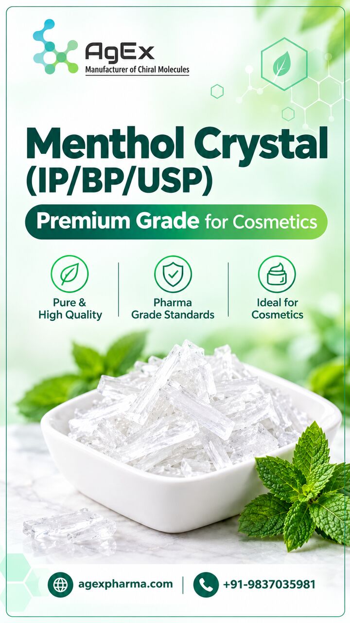 Mumbai, Health, Premium Menthol Crystal (IP/BP/USP) Manufacturer In India