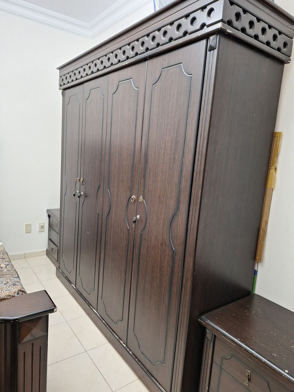 Khobar, Furniture, SAR 2200,  Coffee Color Bedroom Set & Air Conditioners Available