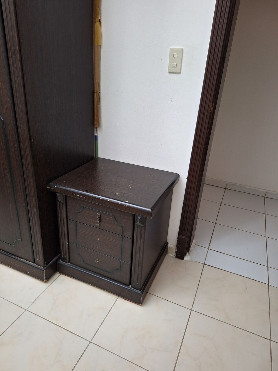 Khobar, Furniture, SAR 2200,  Coffee Color Bedroom Set & Air Conditioners Available