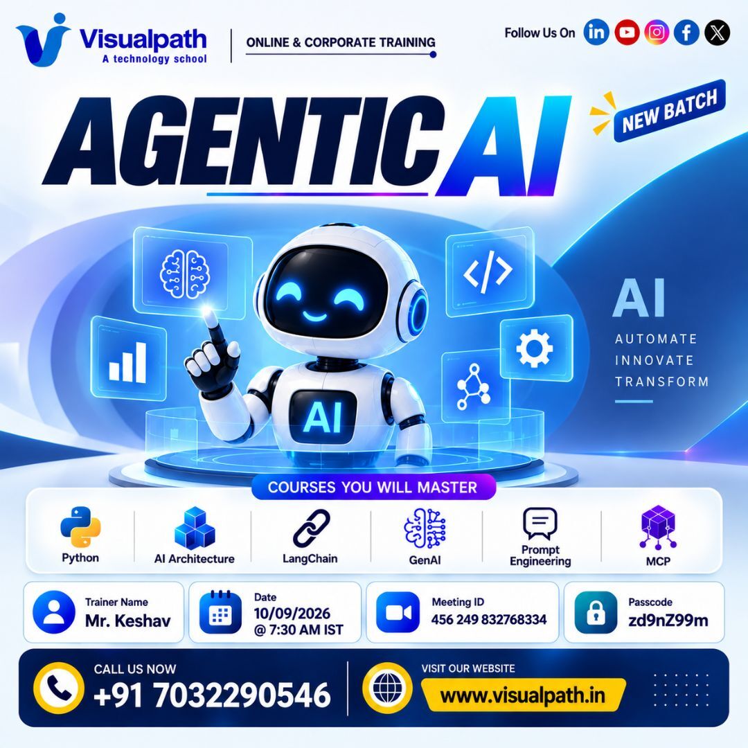 Hyderabad, Education, Agentic AI Course Online &ndash; New Batch Starting Soon