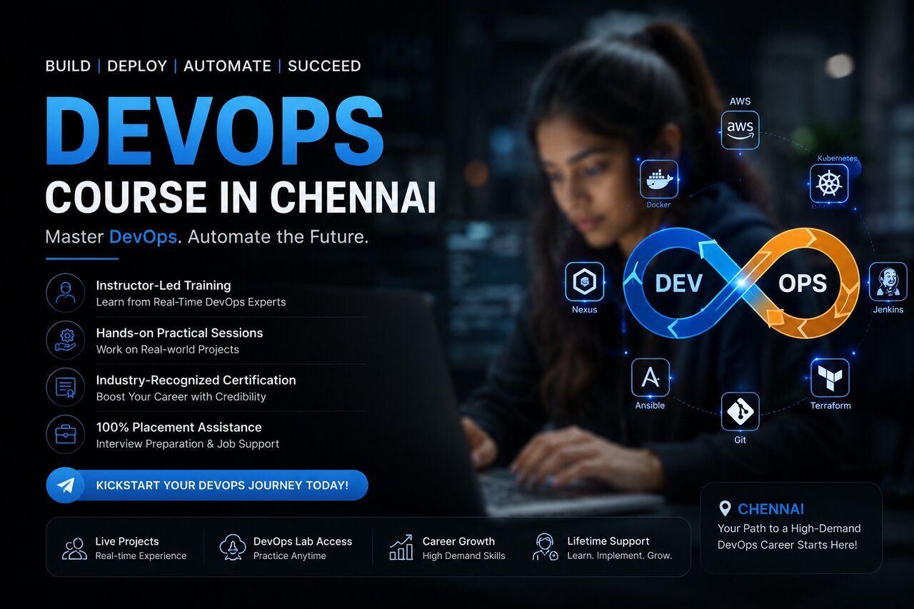 Chennai, Lessons Offered, DevOps Course In Chennai | Learn CI/CD & Cloud