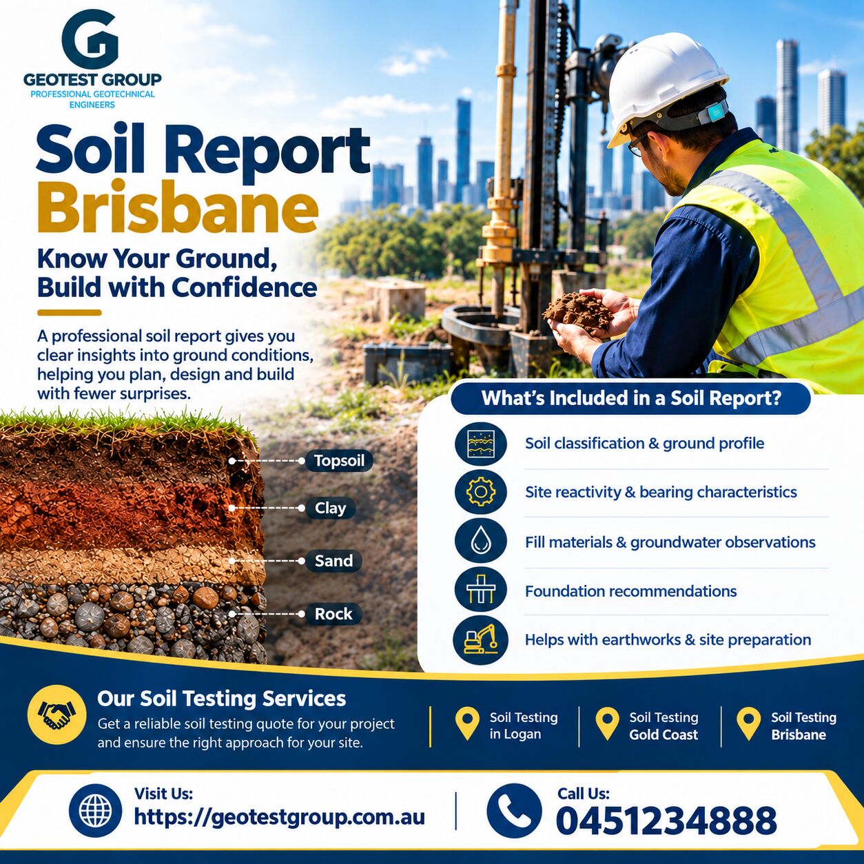 Brisbane, Business, Reliable Soil Report Brisbane Services For Confident Construction Planning