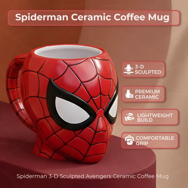 Indore, Household Items, INR 899,  Spiderman Mug That Brings Your Favourite Hero To Coffee Time