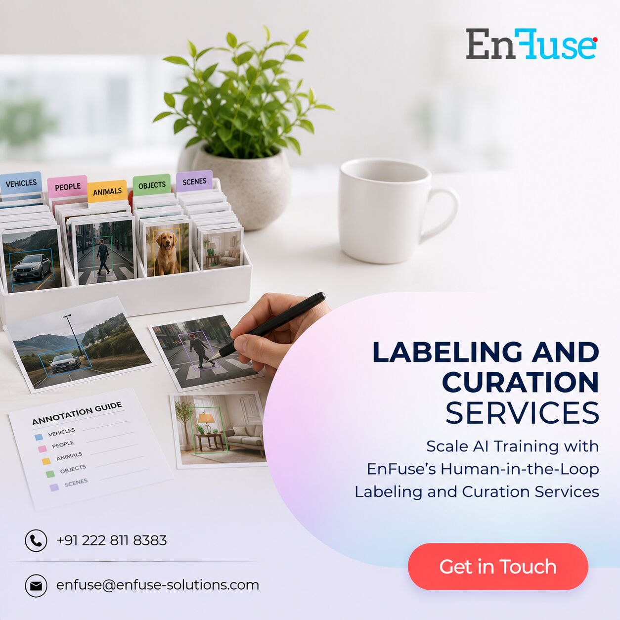 Mumbai, Marketing, Scale AI Training With EnFuse&rsquo;s Human-in-the-Loop Labeling And Curation Services