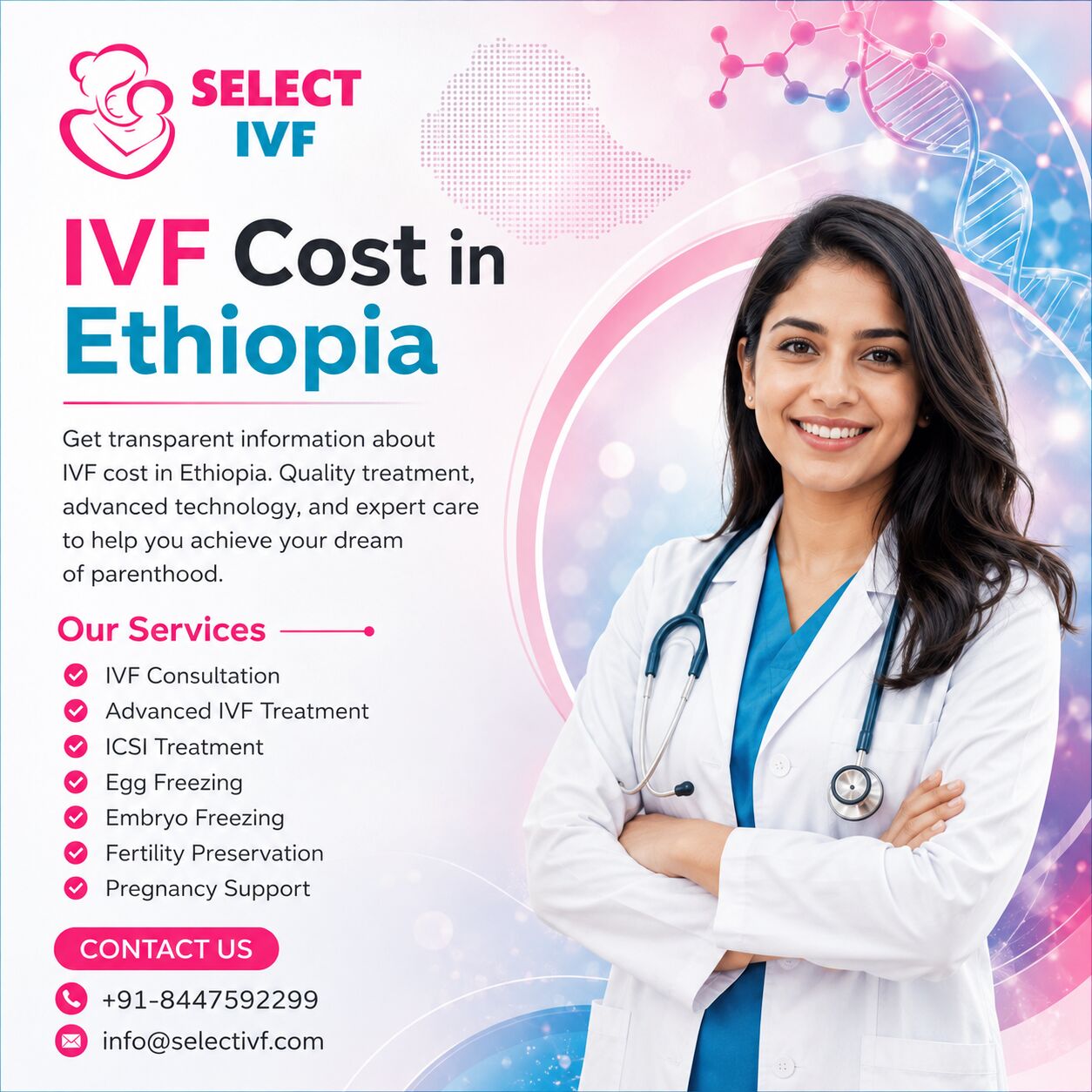Addis Ababa, Health, IVF Cost In Ethiopia