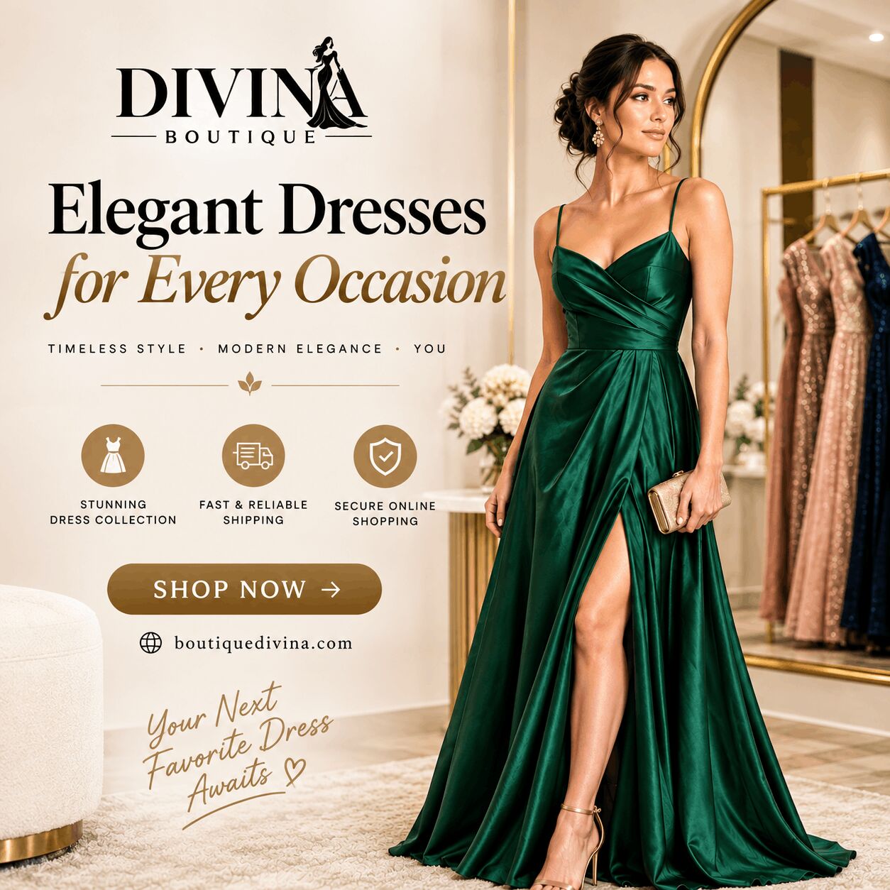 Toronto, Clothing & Accessories, CAD 200,  Fancy Dresses For Women &ndash; Shop Divina Boutique