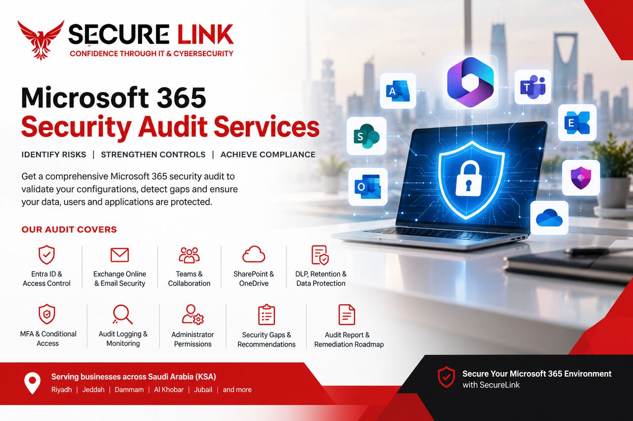 Riyadh, Business, Microsoft 365 Security Audit Services In KSA