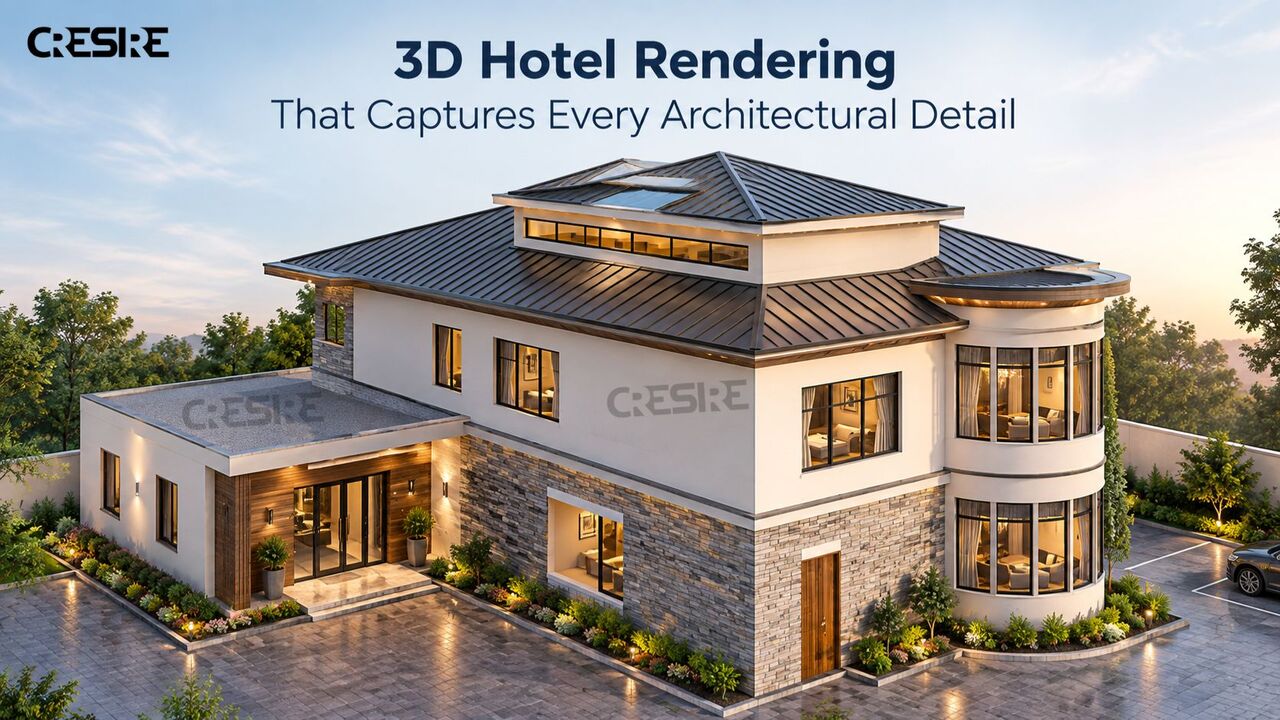 New York, Business, 3D Hotel Rendering That Captures Every Architectural Detail
