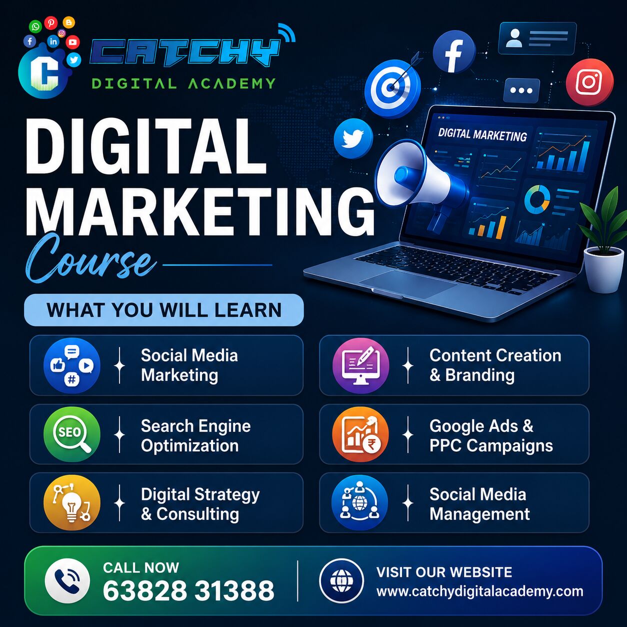 Coimbatore, Education, Best Digital Marketing Institute In Coimbatore- Catchy Digital Marketing