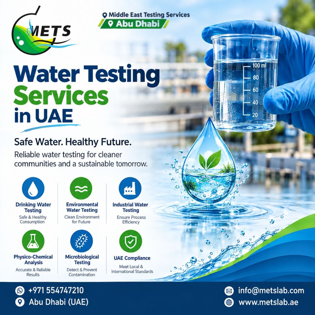 Abu Dhabi, Business, Water Testing Lab Abu Dhabi For Comprehensive Sample Testing