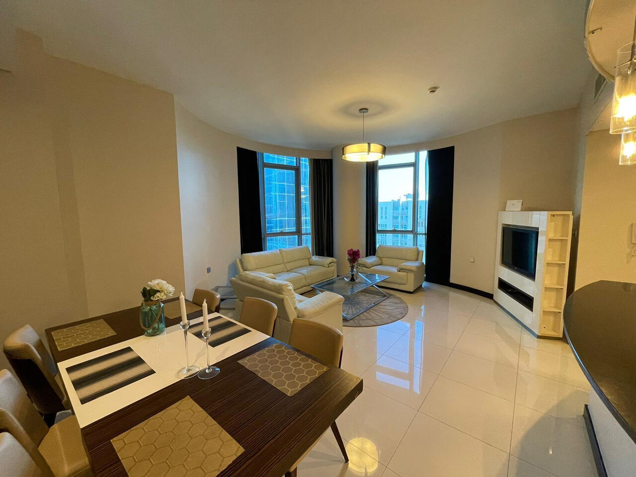 Juffair, Apartments, Flats, Houses & Villas, BHD 380/year,  1 BR,  Apartment For Rent In Fontana Towers Juffair, Bahrain