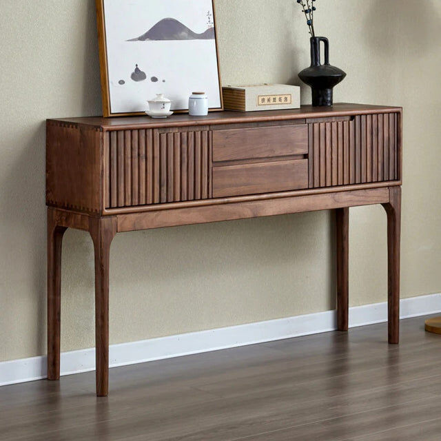 New York, Furniture, Dark Wood Console Table &ndash; Elegant Style For Every Entrance