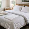 INR 1499,  King Size Cotton Bedsheet 90x108 Inch &ndash; Handloom With 2 Pillow Covers