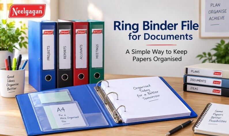 New Delhi, Materials, Ring Binder File For Easy Document Organisation