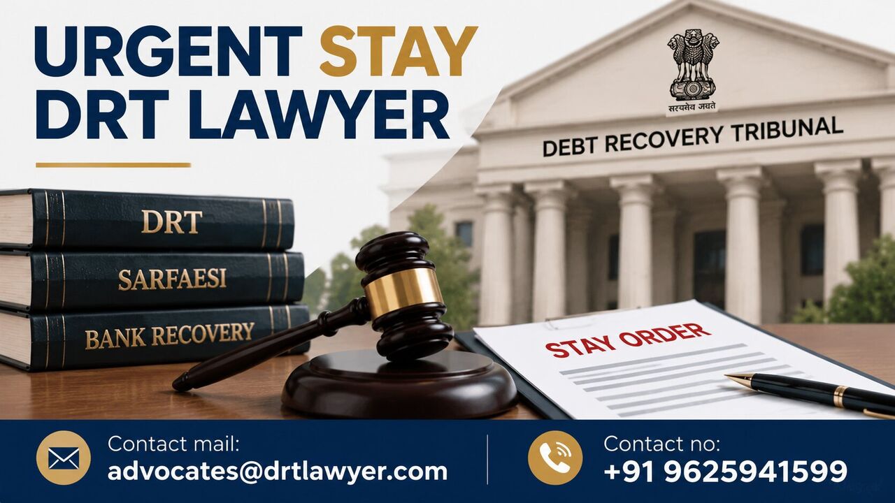 Ghaziabad, Legal, How Can An Urgent Stay DRT Lawyer Help Stop Bank Recovery Actions?