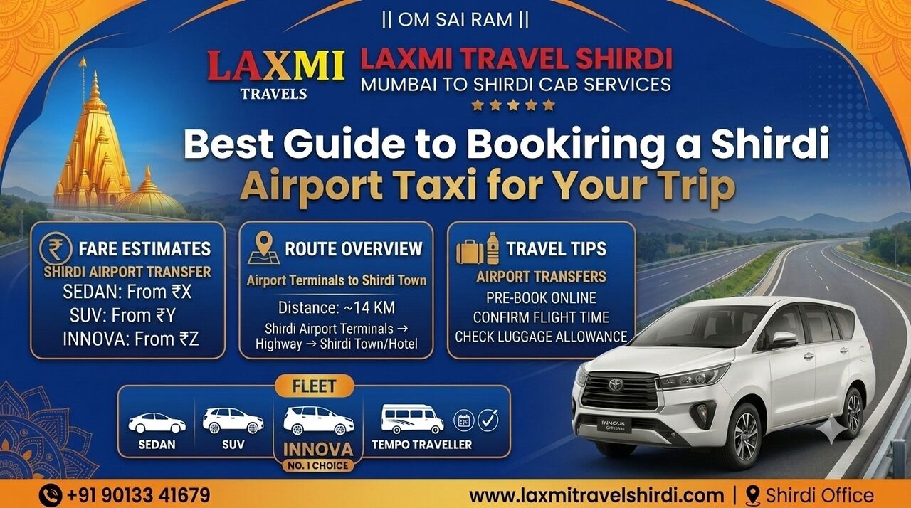 Mumbai, Travel, Book A Cab To The Airport | Shirdi To Shirdi Airport Taxi - Laxmi Travels
