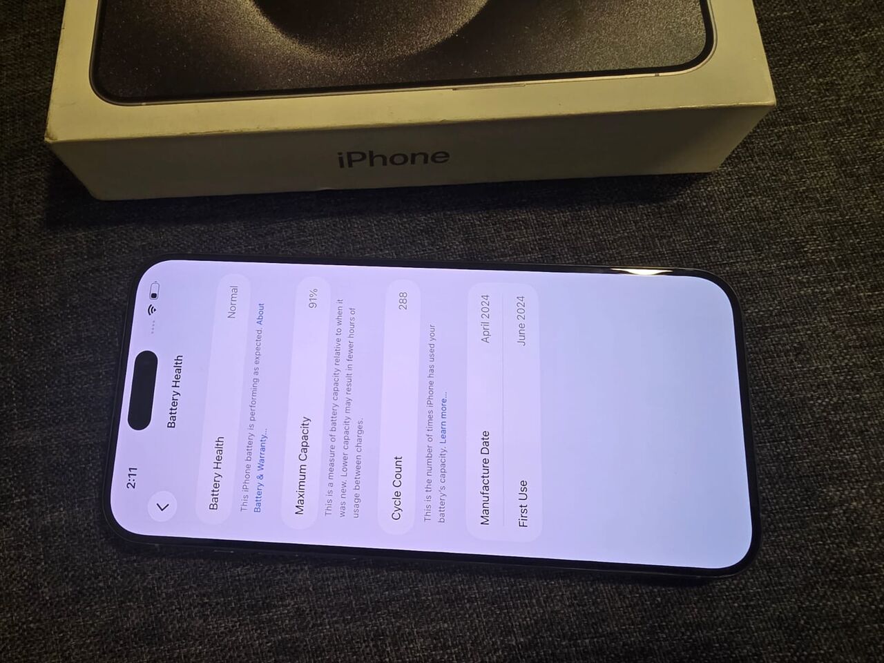 Al Sulaymaniyyah, Mobile Phones, SAR 2600,  Apple IPhone 15 Pro Max 256GB Natural Titanium