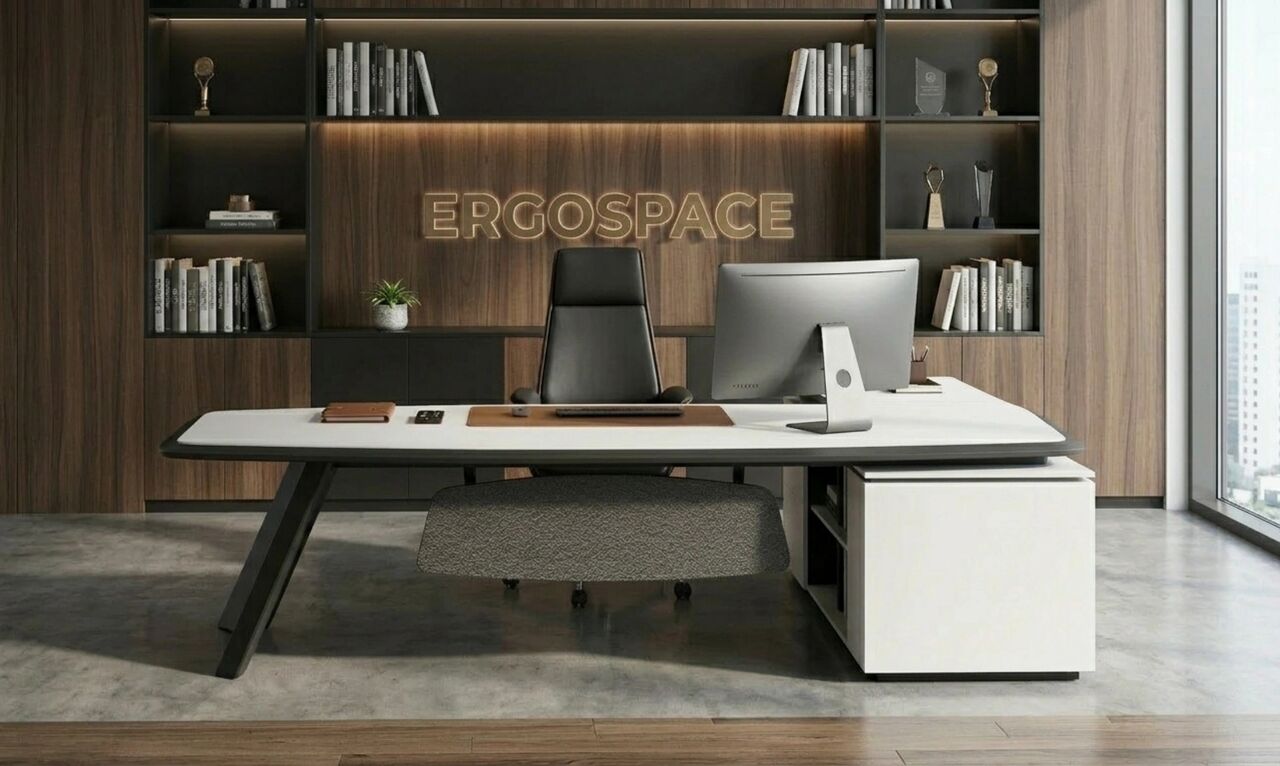 Dubai, Furniture, AED 6000,  Cue L-Shaped Executive Desk | Custom Made UAE