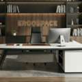 AED 6000,  Cue L-Shaped Executive Desk | Custom Made UAE