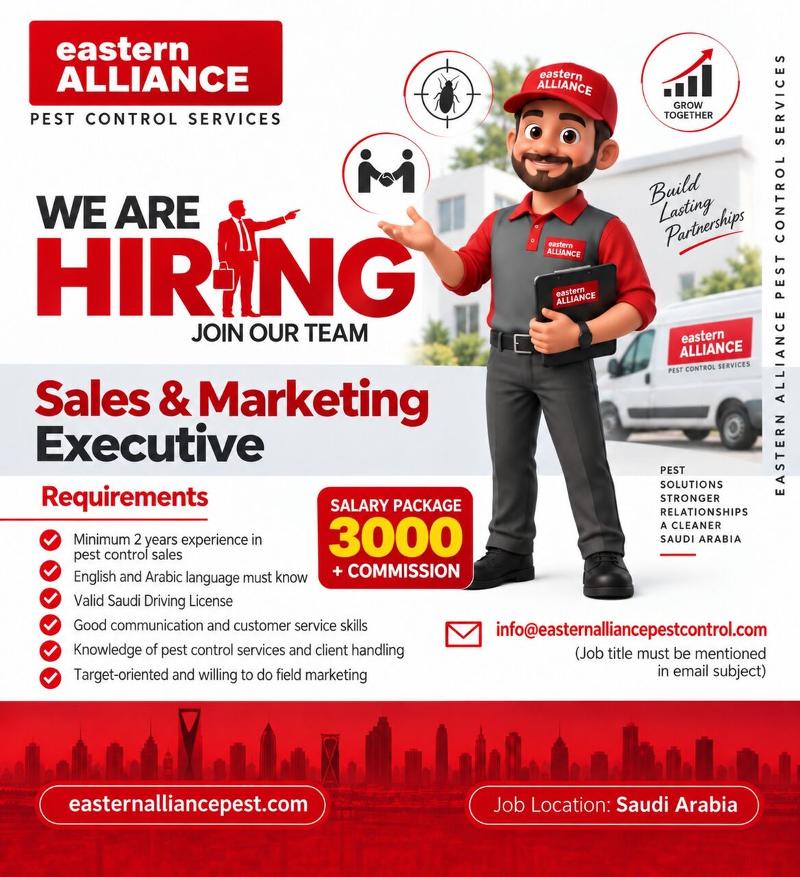 Riyadh, Jobs, Sales & Marketing Executive
