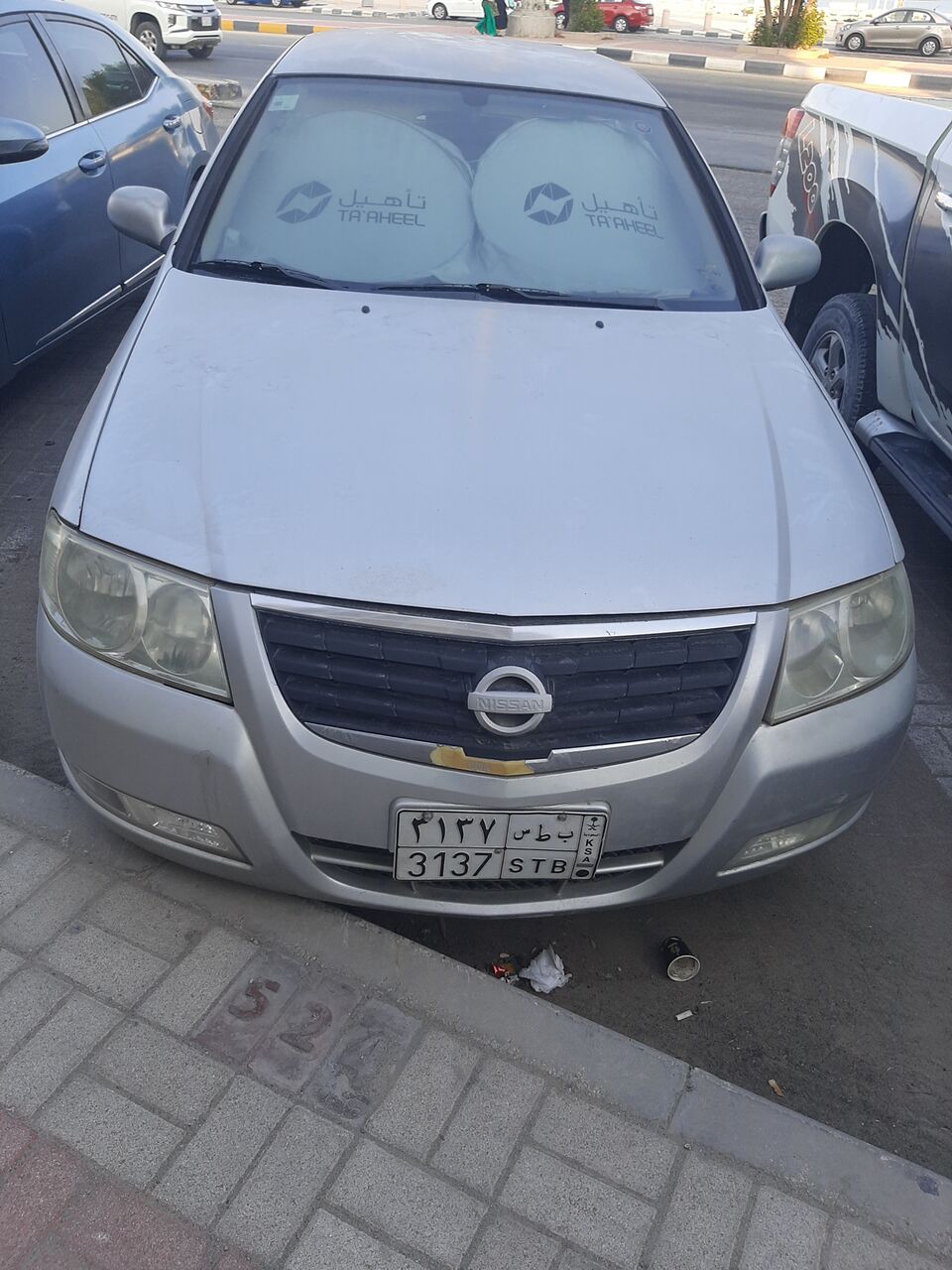 Jubail, Vehicles, Cars & Trucks , SAR 15500,  Nissan Sunny,  2011,  Automatic,  220000 KM,  ,silver Color,made In Korea