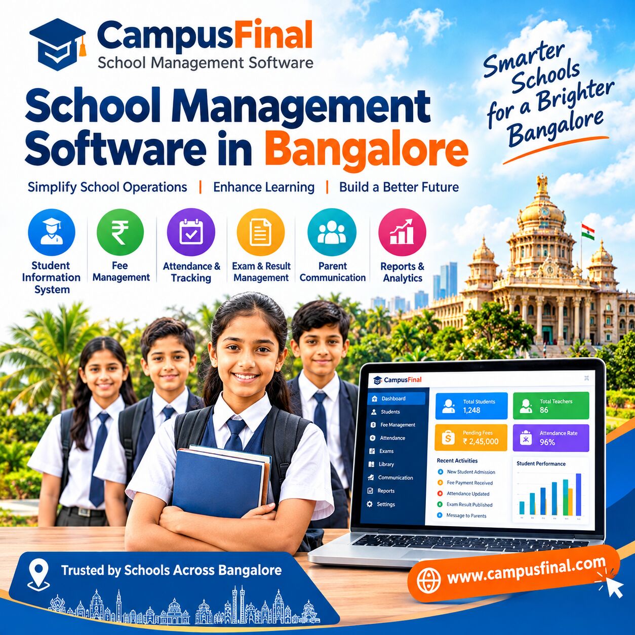 Bangalore, ERP, School Management Software In Bangalore