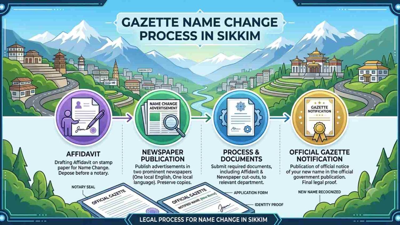 New Delhi, Legal, Official Gazette Name Change In Sikkim - Expert Legal Help