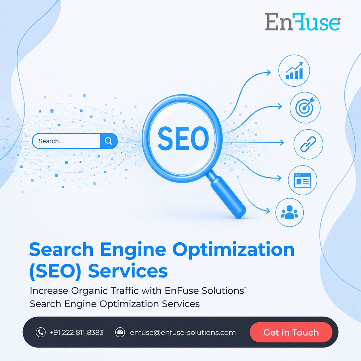 New York, Marketing, Increase Organic Traffic With EnFuse Solutions&rsquo; Search Engine Optimization Services