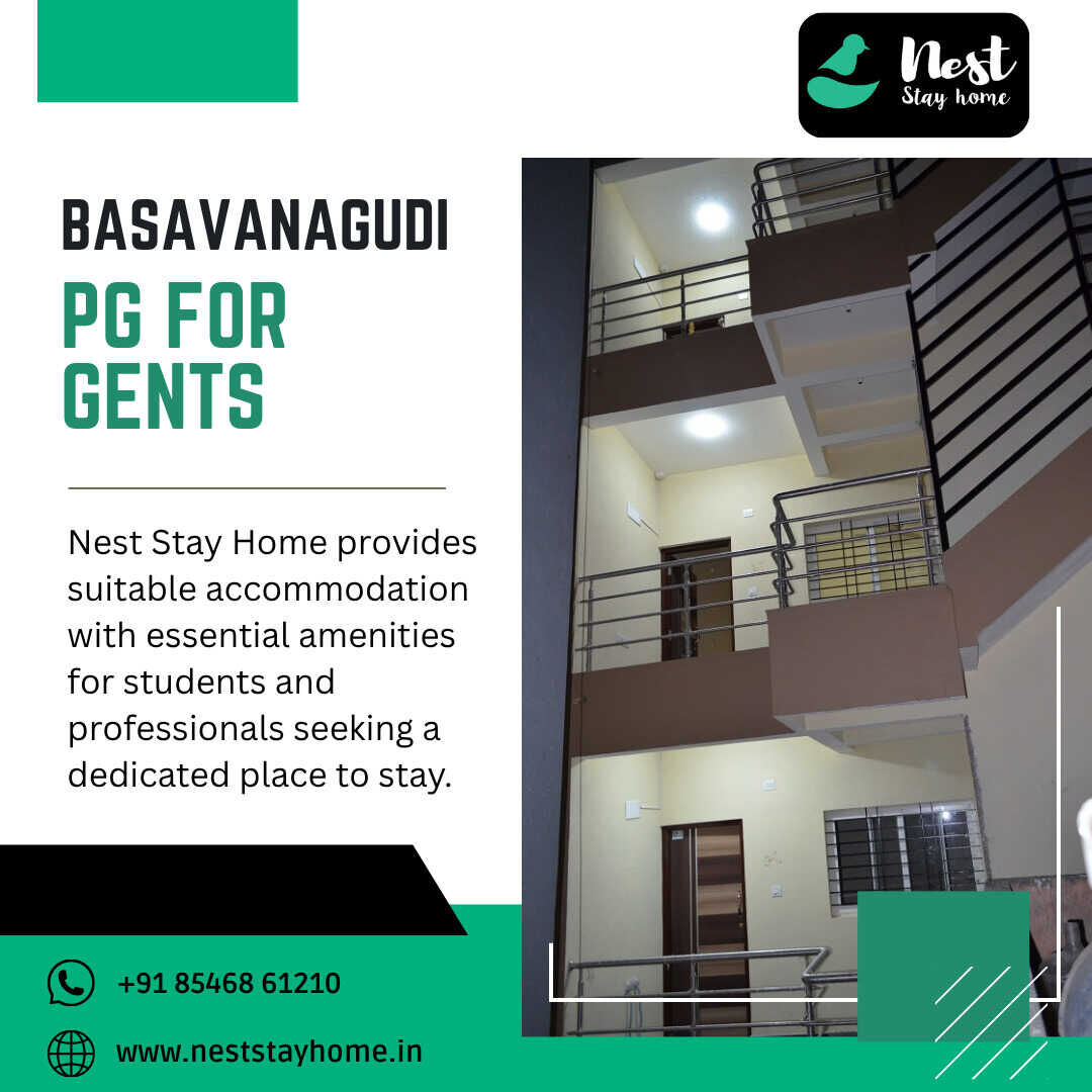 Bangalore, Real Estate, Basavanagudi PG For Gents