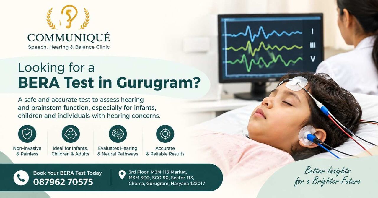 Gurugram, Health, BERA Test In Gurugram | Reliable Hearing Test & Assessment