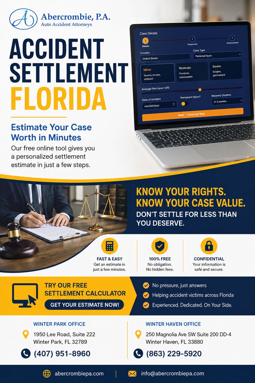 New York, Legal, Accident Settlement Claims In Florida