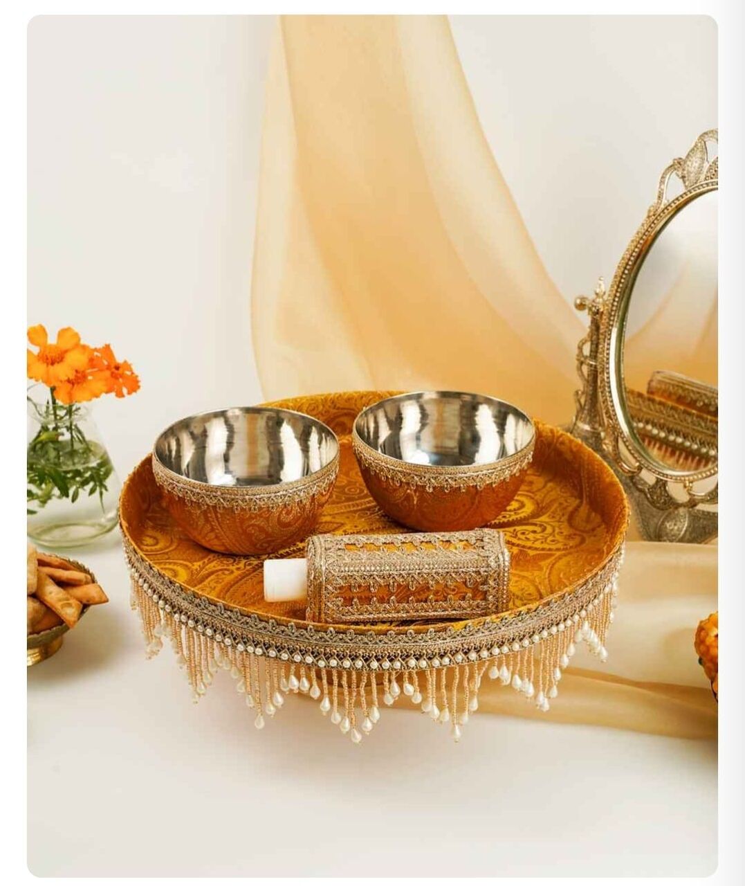 Mumbai, Materials, INR 1250,  Premium Handcrafted Velvet Chura Cover For Bride - Pair Of 2