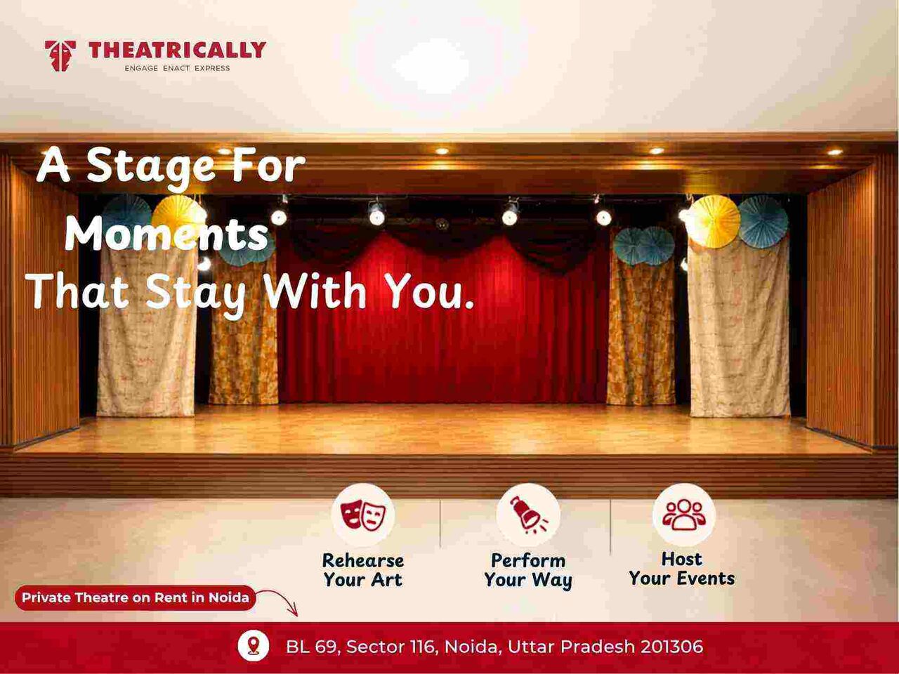Noida, Creative, Your Next Performance Needs The Right Space