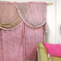 Curtain With Side/table Lamps