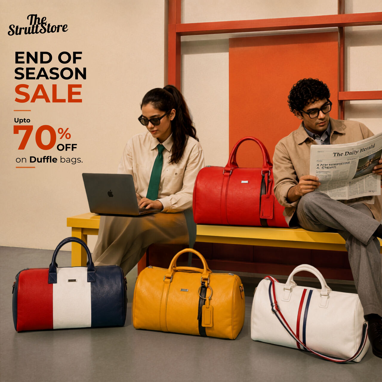Noida, Clothing & Accessories, INR 1899,  Travel Duffle Bags Online &ndash; Travel In Style With The Strutt Store