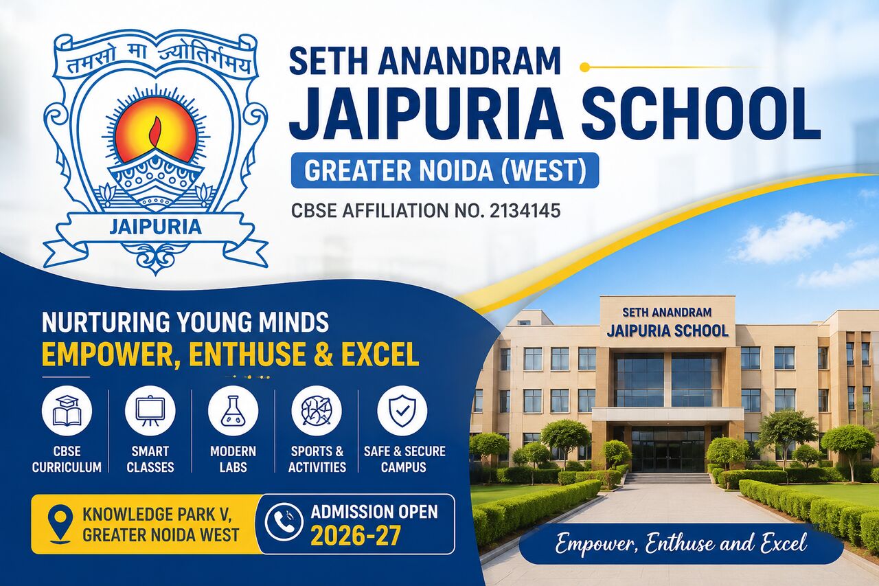 Greater Noida, Education, Best CBSE School In Greater Noida West For Future-Ready Learning
