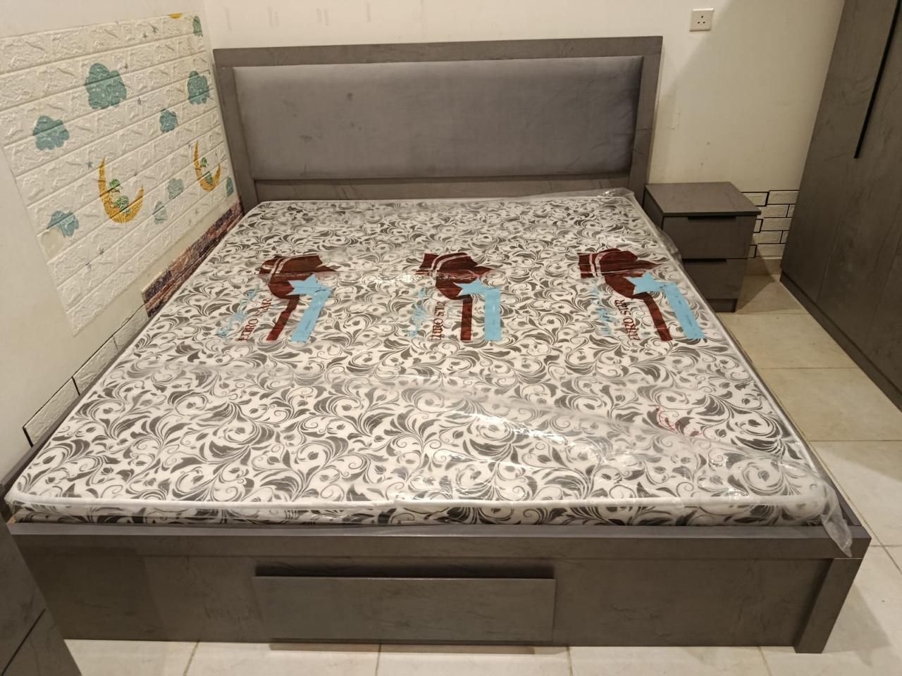 Jeddah, Furniture, SAR 1,  Wooden Beds And Mattress Low Price With High Quality