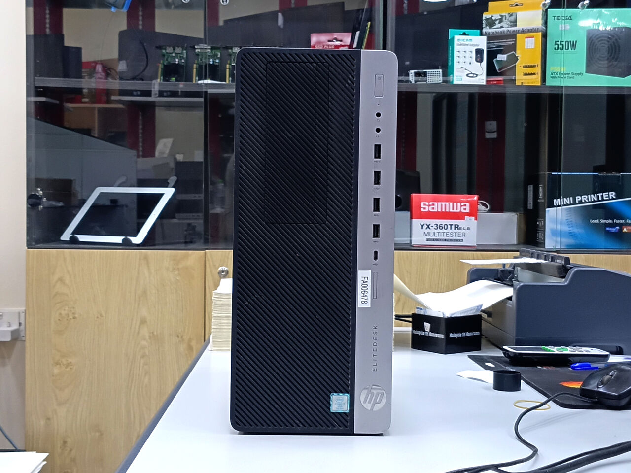 Riffa, Computers, BHD 78,  HP EilteDesk 800 G3 Tower I7- 7th 3.60Ghz DDR4 8GB RAM 256GB SSD 78 BD Only