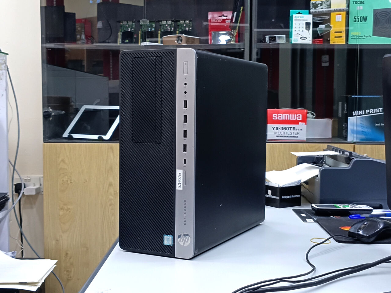 Riffa, Computers, BHD 78,  HP EilteDesk 800 G3 Tower I7- 7th 3.60Ghz DDR4 8GB RAM 256GB SSD 78 BD Only
