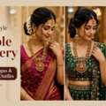 How To Style Temple Jewellery With Sarees, Lehengas & Indo-Western Outfits
