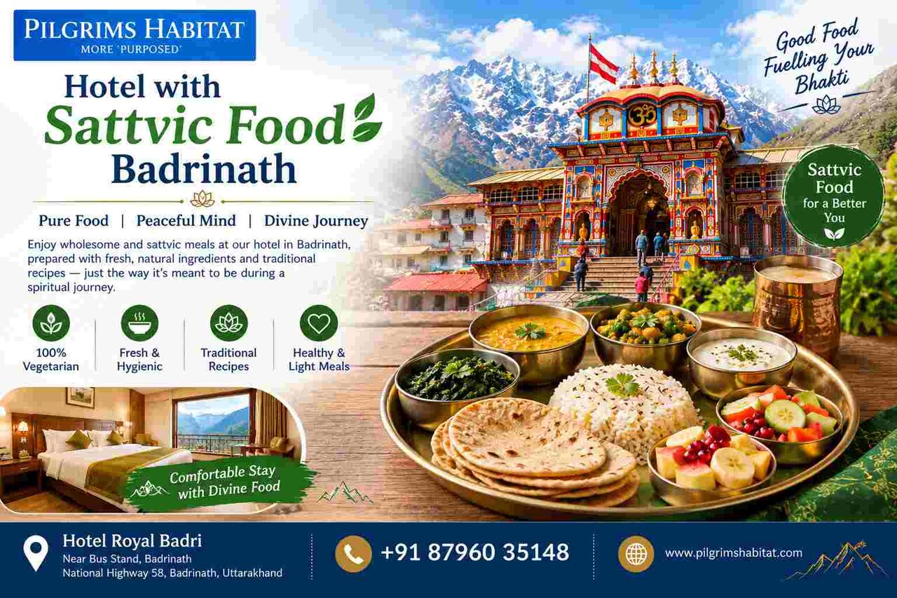 Mumbai, Travel, Hotel With Sattvic Food In Badrinath
