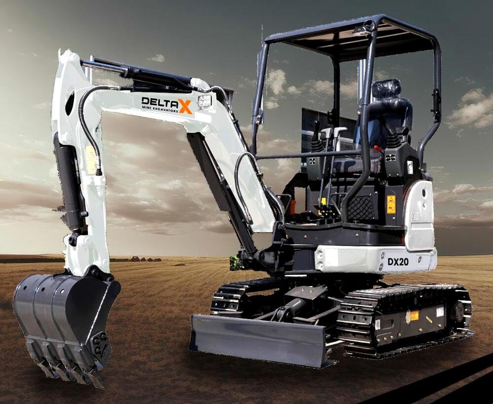 Hyderabad, Construction, Deltax Mini Excavator For Construction Projects