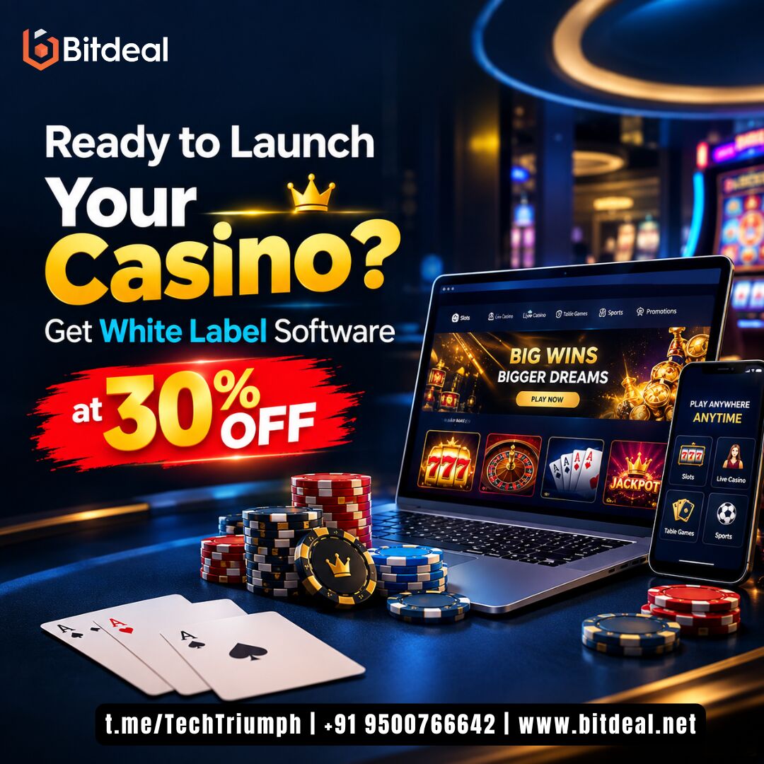 Dubai, Business, Ready To Launch Your Casino? Get White Label Software At 30% OFF