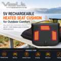 Volt Heat 5V Rechargeable Heated Seat Cushion For Outdoor Comfort