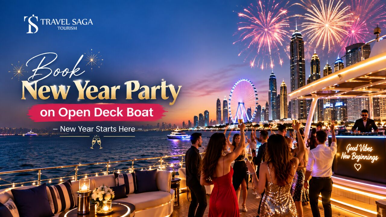 Dubai, Travel, Book New Year Party On Open Deck Boat - New Year Starts Here