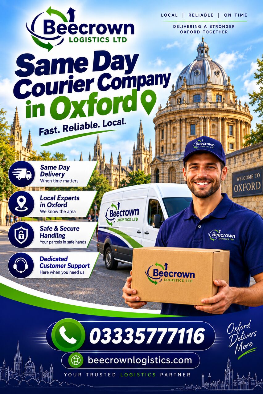 London, Logistics, Same Day Courier Company In Oxford