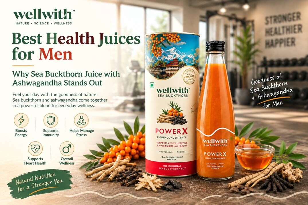 Mumbai, Health & Beauty Items, INR 1,  Best Health Juices For Men: Why Sea Buckthorn Juice With Ashwagandha Worth Considering?