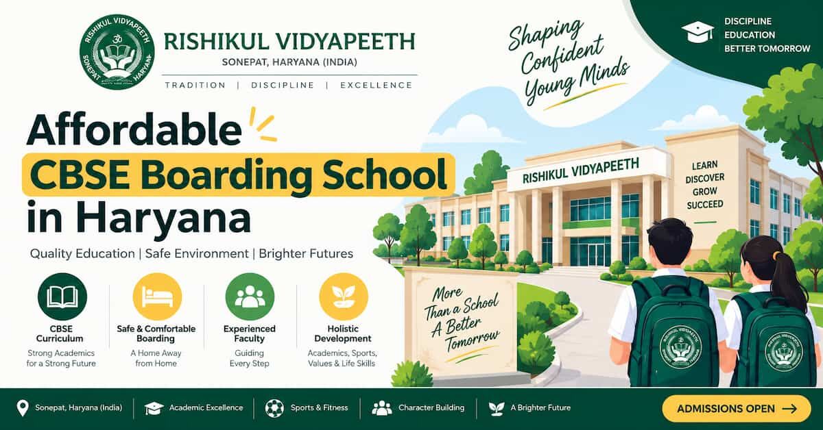 Haryana, Education, Affordable CBSE Boarding School In Haryana For A Complete Educational Experience