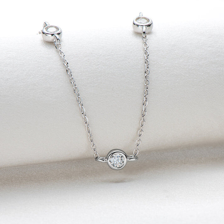 Sydney, Fashion & Design, Pen&eacute;lope 5 Stone Bezel Necklace