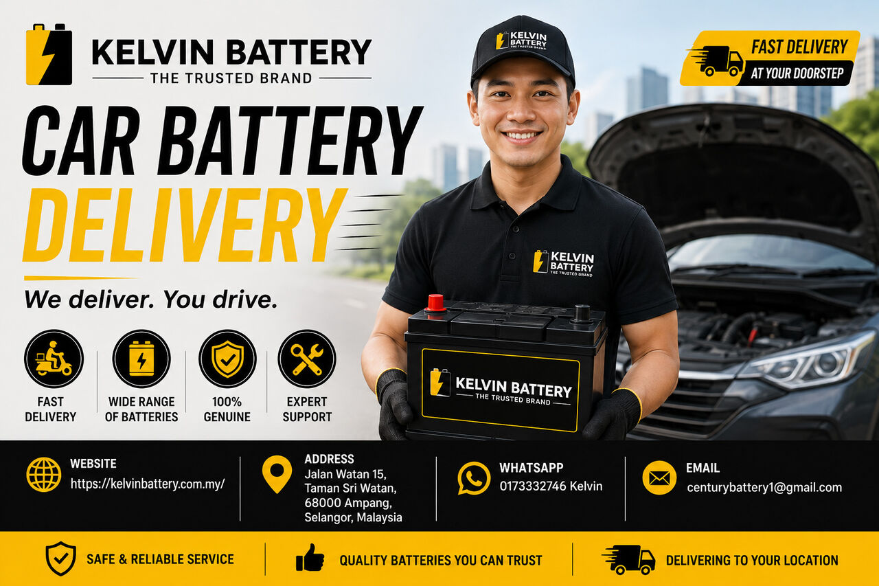 Kuala Lumpur, Auto Parts, RM 130,  Mobile Car Battery Delivery | Doorstep Battery Service In Malaysia